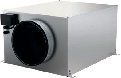 Systemair KVK Slim. Шумоизолированный вентилятор для круглых воздуховодов