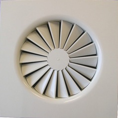 Systemair CRS-T. Стельовий вихровий дифузор.
